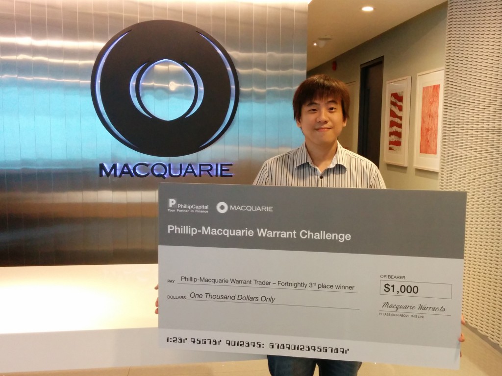 Phillip-Macquarie Warrant Challenge Fortnight 3 Winner